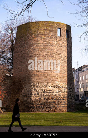 Germany, Cologne, Helenentower at the Helenenstreet. Part of the former Roman town wall.  Deutschland, Koeln, Helenenturm in der Helenenstrasse. Teil  Stock Photo