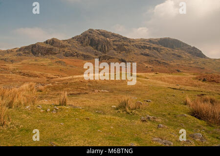 Hardknott Pass in The Lake District Stock Photo