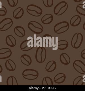Seamless patterns and elements for coffee's design Stock Vector
