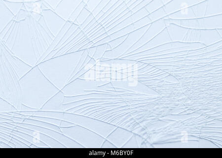 Broken glass on white background , texture backdrop object design. Stock Photo