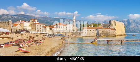 Budva Old Town, Montenegro Stock Photo