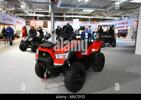 Nadarzyn, Poland. 02nd Mar, 2018. PTAK expo center opens Motorcycle Show. Credit: Madeleine Lenz/Pacific Press/Alamy Live News Stock Photo