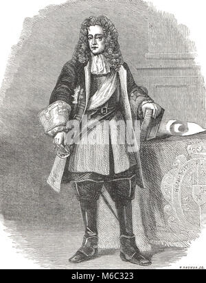 King William III of England, 1650-1702, reigned 1689-1702 Stock Photo