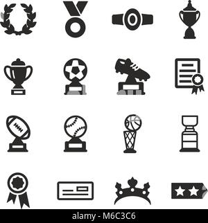 Reward Or Prize Icons Stock Vector