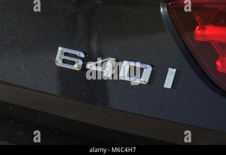 2011 BMW 640i 6 Series convertible premium German car Stock Photo