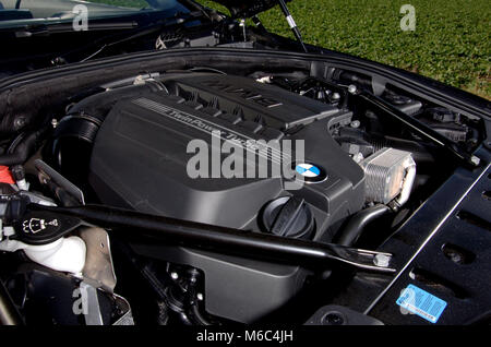 2011 BMW 640i 6 Series convertible premium German car Stock Photo