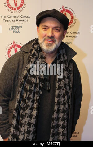 The 29th annual Critics’ Circle Theatre Awards.  The Critics’ Circle Theatre Awards is an informal gathering of award recipients, drama critics, theatre practitioners and the media, convivially coming together to celebrate the critics’ selection of the best theatre, from throughout the UK, during the last calendar year.  Featuring: Sam Mendes Where: London, United Kingdom When: 30 Jan 2018 Credit: WENN.com Stock Photo