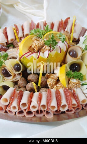picture of a delicatessen, cold cuts, buffet, Stock Photo