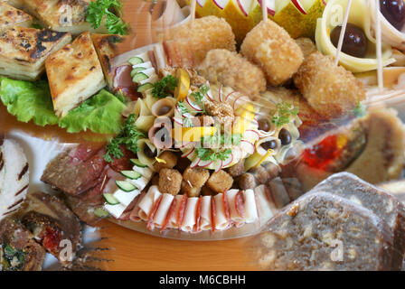 picture of a delicatessen, cold cuts, buffet, Stock Photo