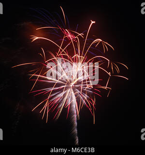 July 4th Fireworks Display in South Carolina Stock Photo