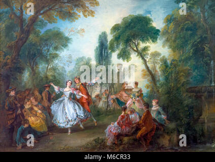 La Camargo Dancing, Nicolas Lancret, circa 1730, National Gallery of Art, Washington DC, USA, North America Stock Photo