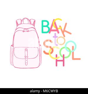 Backpack Sketch Images – Browse 27,267 Stock Photos, Vectors, and Video