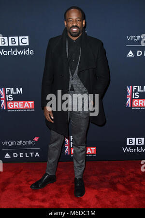 Los Angeles, CA, USA. 2nd Mar, 2018. 02 March 2018 - Los Angeles, California - Chike Okonkwo. Film is GREAT Reception to honor British Nominees held at a Private Residence. Photo Credit: Birdie Thompson/AdMedia Credit: Birdie Thompson/AdMedia/ZUMA Wire/Alamy Live News Stock Photo