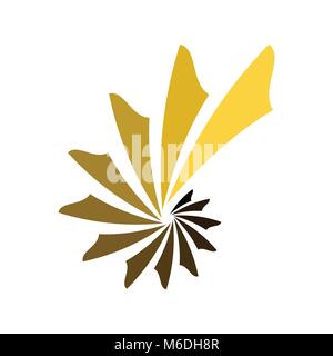 Abstract Spiral Shell Ladder Vector Symbol Graphic Logo Design Stock Vector