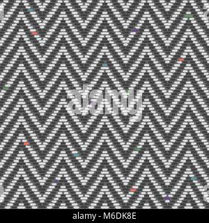 Herringbone Tweed pattern in greys repeats seamlessly Stock Vector