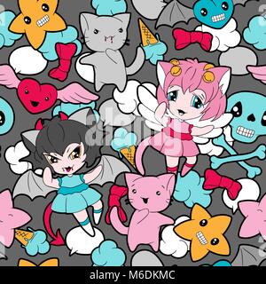Seamless pattern with doodle Stock Vector