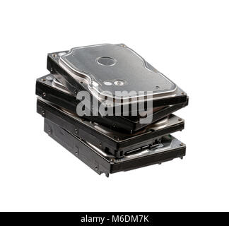 Hard disk drives isolated. High resolution photo. Stock Photo