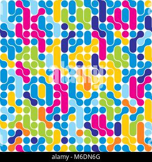 Seamless abstract pattern. Stylish geometric background. Stock Vector