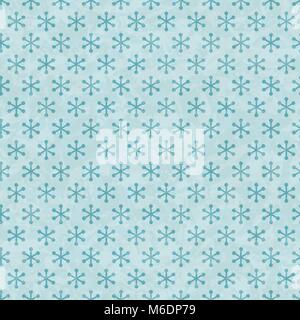 Christmas seamless pattern snowflake background. Retro texture Stock Vector