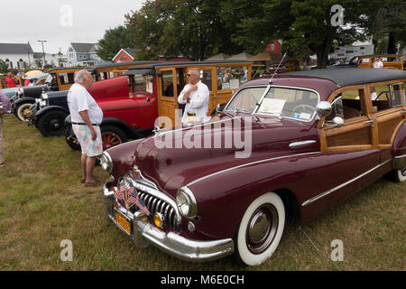 antique car show in Wells Maine Stock Photo - Alamy