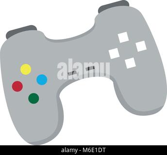 Colored joystick toy icon Stock Vector