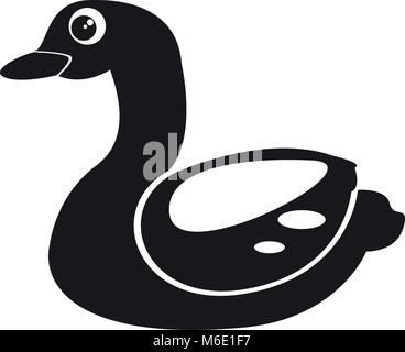 Isolated rubber duck toy icon Stock Vector