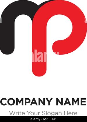 Abstract letter mb or bm logo design template, Black Alphabet initial letters company name concept. Flat thin line segments connected to each other Stock Vector