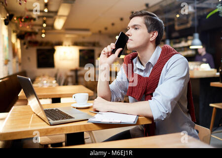 Pensive man Stock Photo