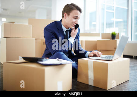 Busy working Stock Photo