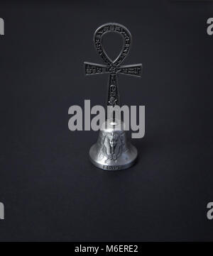 The ankh (Key of life), also known as crux ansata (the Latin for 'cross with a handle') is an ancient Egyptian hieroglyphic ideograph symbolizing 'lif Stock Photo