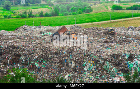 Big Pile Stack Of Plastic Trash Garbage Bags Under The Bridge On City  Street. Depict Environment Pollution Or Ecology Catastrophe Stock Photo,  Picture and Royalty Free Image. Image 129266165.