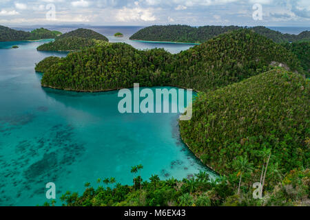 Beautiful Wayag Islands Stock Photo