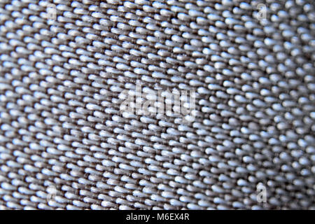 White and grey material close up macro shot Stock Photo