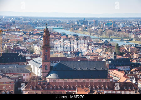 Jesuitenkirche Heidelberg Germany Stock Photo