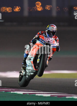 Ducati Team Italian rider Andrea Iannone during the press conference at ...