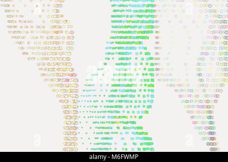 Conceptual background ellipse & square box pattern for design. Vector illustration graphic. Stock Vector