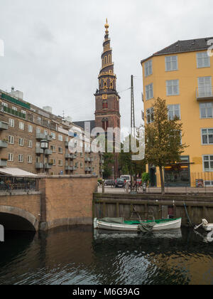 Vor Frelsers Kirke Copenhagen Stock Photo