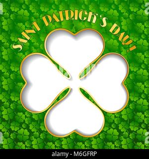 Saint Patrick's Day background Stock Vector