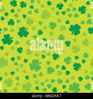 Grunge Clover Seamless 2 Stock Vector