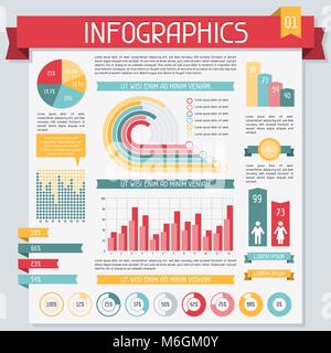 Infographics elements collection. Set 1 Stock Vector