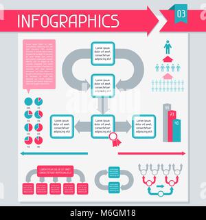 Infographics elements collection. Set 3 Stock Vector
