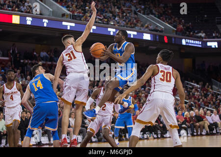 March 03, 2018: UCLA Bruins guard Prince Ali (23) in a NCAA Basketball game between the UCLA Bruins vs USC Trojans at the Galen Center in Los Angeles, CA: Jordon Kelly/CSM(Jordon Kelly : © Cal Sport Media) Credit: Cal Sport Media/Alamy Live News Stock Photo