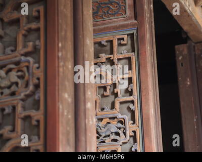 Wudang Temple and Wudang Mountaing. The Origin of Chinese Taoist Martial Art called Tai Chi.  Travel in Hu Bei Province, China. in 2014, 16th April. Stock Photo