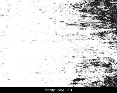 Distressed grainy wood overlay wall texture. Grunge wooden planks messy background. Dirty rustic empty cover template. Rural fence backdrop. Weathered aging design element. EPS10 vector. Stock Vector