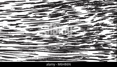 Distressed grainy wood overlay wall texture. Grunge wooden planks messy background. Dirty rustic empty cover template. Rural fence backdrop. Weathered aging design element. EPS10 vector. Stock Vector