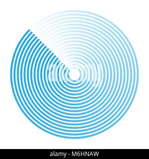 Radar abstract icon sign symbol logo vector illustration Stock Vector