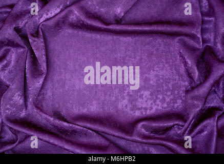 background drape fabric  violet close-up Stock Photo