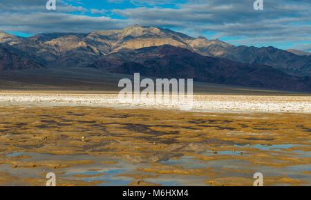 Salt Creek, Wildrose Peak, Death Valley National Park, California Stock Photo