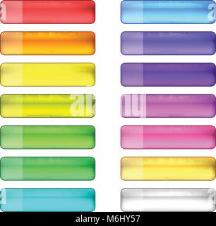 set of empty buttons Stock Vector Image & Art - Alamy