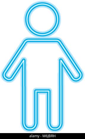 pictogram man male avatar icon Stock Vector